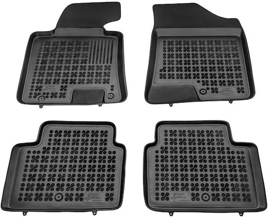 Rezaw Plast Σετ Μπροστινά και Πίσω Πατάκια 5τμχ για Kia Ceed Hyundai i30 Μαύρα