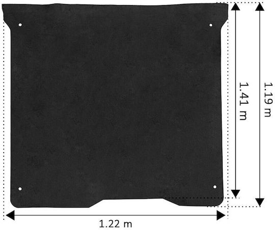 Rezaw Plast Bed Mat for Citroen Berlingo Black