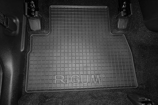 Rigum Set of Front and Rear Mats 4pcs for Hyundai Santa Fe 2020+ Black