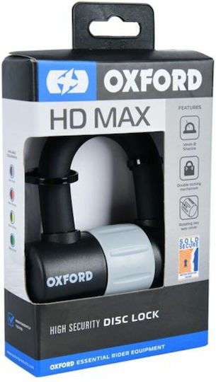 Oxford Motorcycle Disc Brake Lock in Black