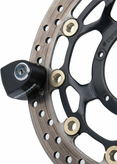 Oxford Micro XA5 Motorcycle Disc Brake Lock with Alarm & 5.5mm Pin in Black