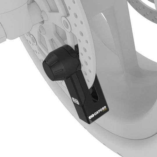 Oxford Titan Motorcycle Disc Brake Lock with 10mm Pin in Black