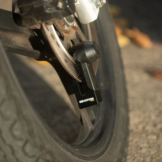 Oxford Titan Motorcycle Disc Brake Lock with 10mm Pin in Black