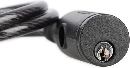 Oxford Bumper Cable Motorrad-Diebstahlsicherungsrolle mit Länge 60cm Motorradkettenschloss mit Bolzendurchmesser 6mm Schwarz Farbe