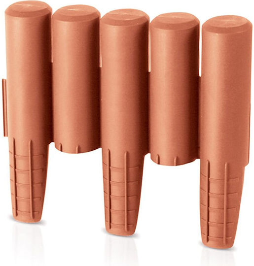 Prosperplast Kunststoffgartenbordüre in Orange Farbe x 2.7m