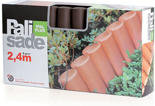 Prosperplast Plastic Garden Border in Brown Color xcm