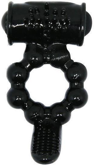 Pretty Love Sweet Ring Vibrant Inel Cock Negru BI-014075-1