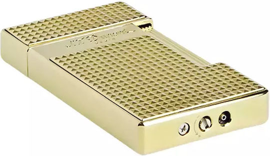 S.t Dupont Slimmy Diamond Head Golden Αναπτήρας 028009