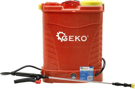 Geko Ψεκαστήρας Πλάτης με Μπαταρία 8Ah με Χωρητικότητα 16lt