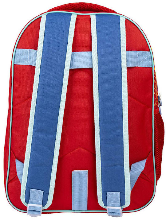 Spiderman Schulranzen Rucksack Kindergarten Rot mit Flaschenhalter