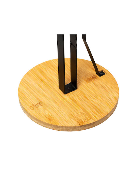 Suport pentru prosoape de hârtie Metalică Neagră 16.5x16.5x28cm 179667
