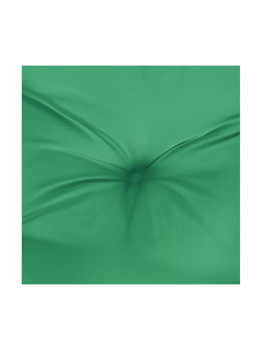 vidaXL Wasserdichtes Gartenstuhlkissen mit Rückenlehne Grün 4 Stück 50x120cm