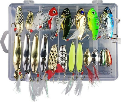 Fishing Lures Set Case 21pcs 022 31813 31813