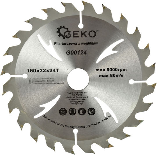 Geko Schneidscheibe Holz 160mm