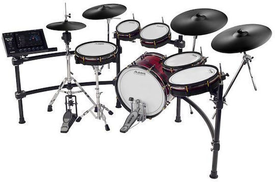 Alesis Electronic Drums Strata Prime In Black Colour With Stool Headphones And Drumsticks