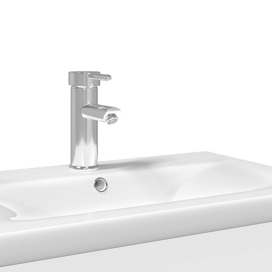vidaXL Πάγκος με Νιπτήρα Μ60xΒ38.5xΥ48cm Λευκό