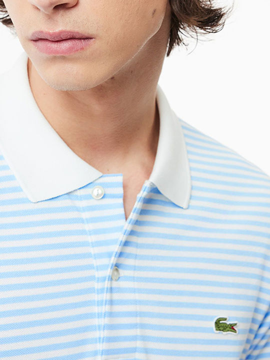 Polo Short Sleeve Blouse Light Blue