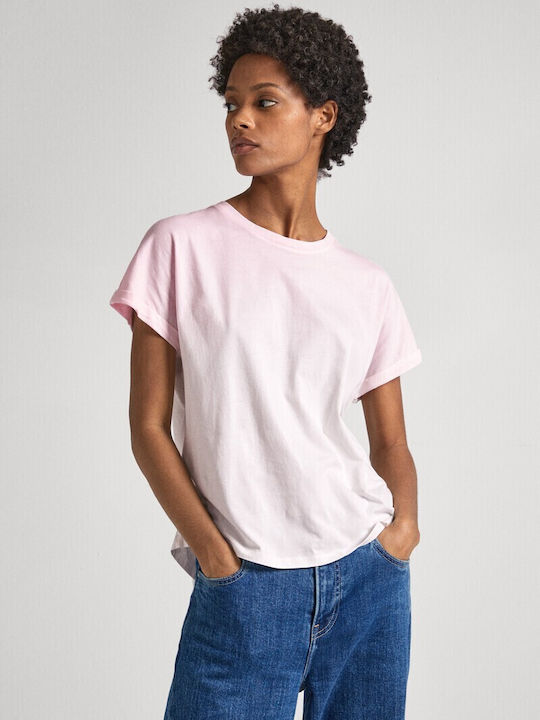 Pepe Jeans Women's T-shirt Pink