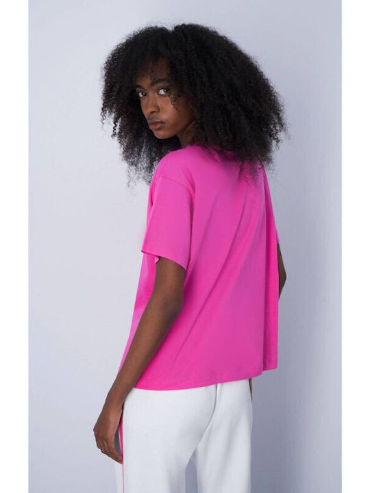 Champion Women's Blouse Short Sleeve Fuchsia