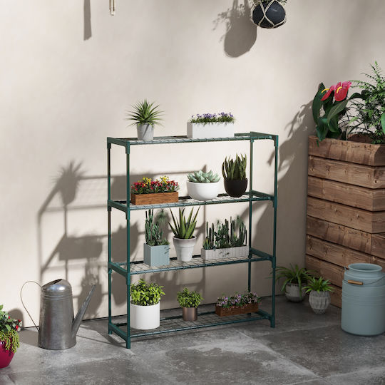 Outsunny Pot Stand Green 89cmx28cmx107cmcm.