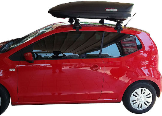 Menabo Metallic Car Roof Bars for Volkswagen Up 3D Set with Roof Rack Legs M.P.VWUP.10