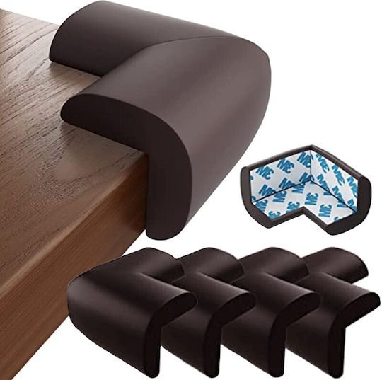 Sipo Protection Corner with Sticker in Brown Color 4pcs