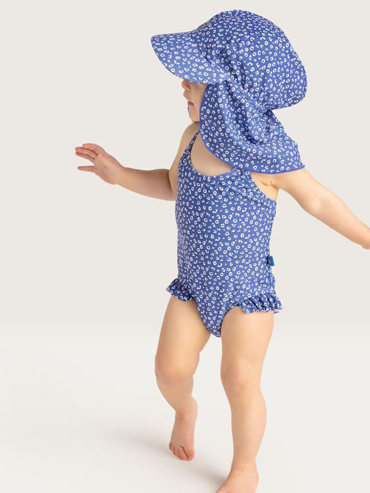 Swim Essentials Kinderhut Stoff Sonnenschutz Blau