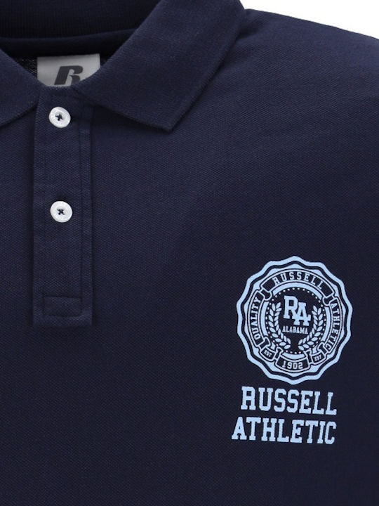 Russell Athletic Ανδρική Μπλούζα Polo Navy Μπλε