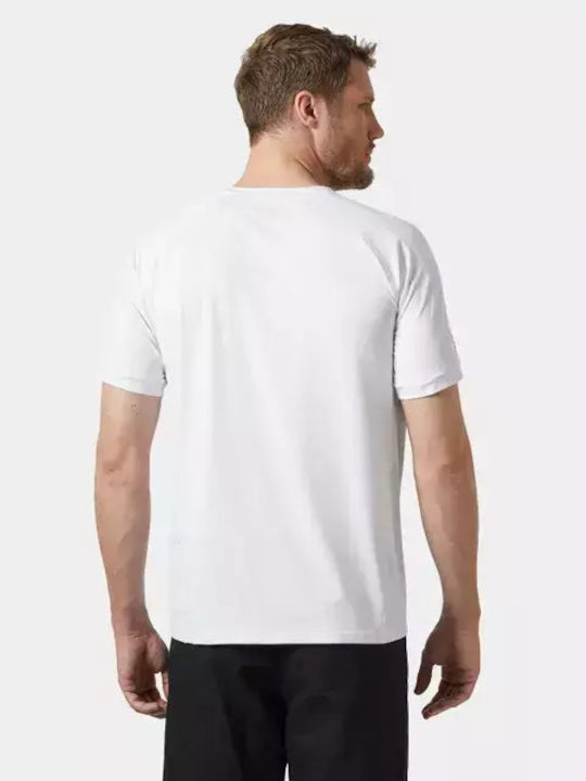 Helly Hansen Ανδρικό T-shirt Κοντομάνικο Λευκό