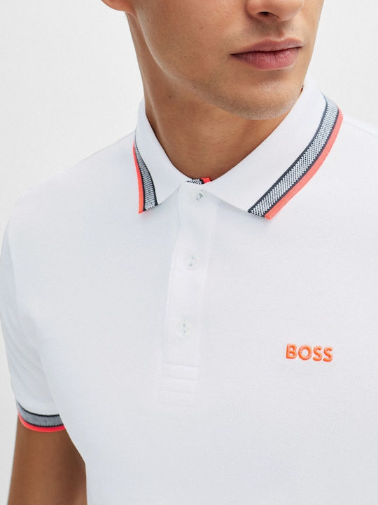 Paddy Polo Short Sleeve Blouse White