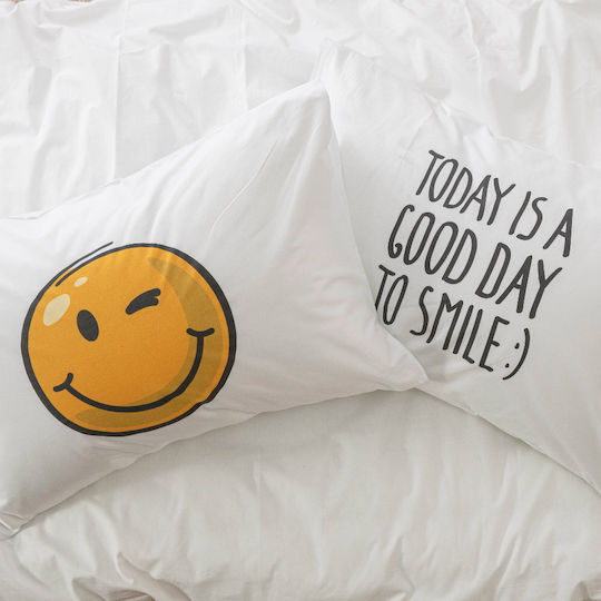 Borea Smile Σετ Λευκό 50x70cm 018906071017 Borea Smile Σετ Λευκό 50x70cm 018906071017