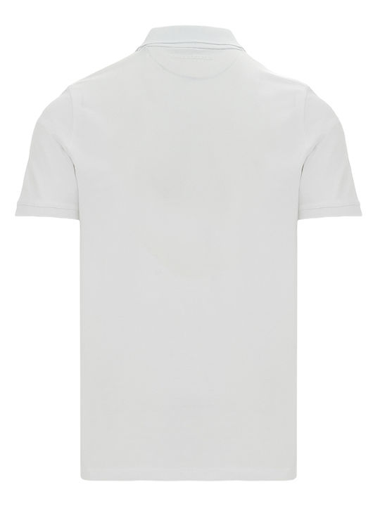 Karl Lagerfeld Herren Kurzarmshirt Polo Weiß