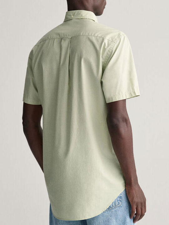 Gant Men's Shirt Cotton Green