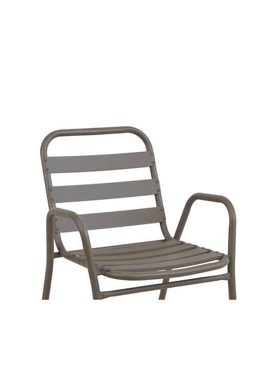 Pakketo Gartenstühle Metallisch Sussie Ecru 45x62x76cm