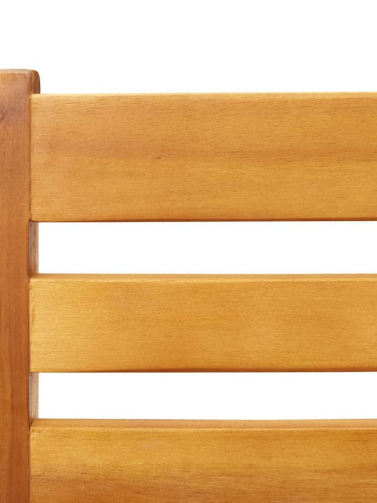 Outdoor Armchair Wooden Acacia 2pcs 55x54x81cm