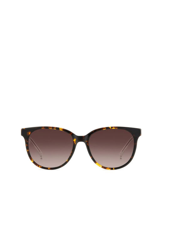 Missoni Women's Sunglasses with Brown Tartaruga Plastic Frame and Brown Gradient Lens MMI 0179/S 086/HA