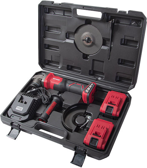 Raider 021106 Polizor unghiular 125mm Baterie Fără perii 2x5Ah