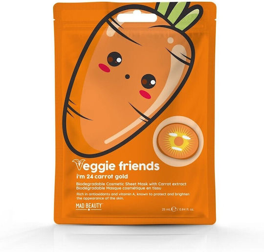 Mad Beauty Veggie Friends Salad Bowl Face & Eye Masks 4 Pieces