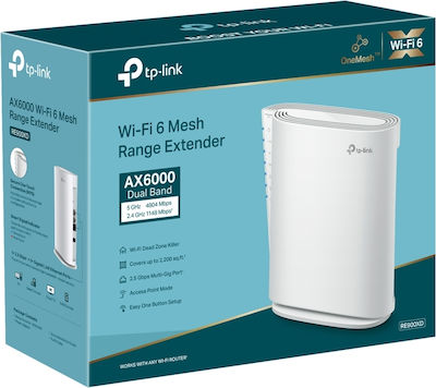 TP-LINK Mesh WiFi Extender Dual Band (2.4 & 5GHz) 600Mbps with 3 Ports Ethernet