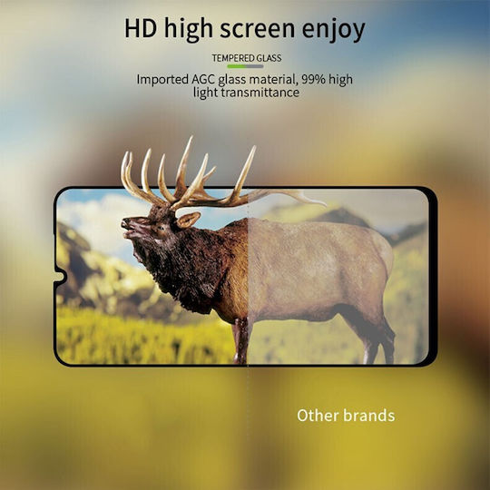 Pinwuyo Redmi A3 Pinwuyo 9h Full Face Tempered Glass Black (Xiaomi Redmi A3)
