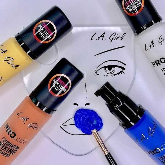 L.A. Girl Pro Color Mixing Pigment Adjuster For Foundation Лилаво/бяло 711 White 30мл