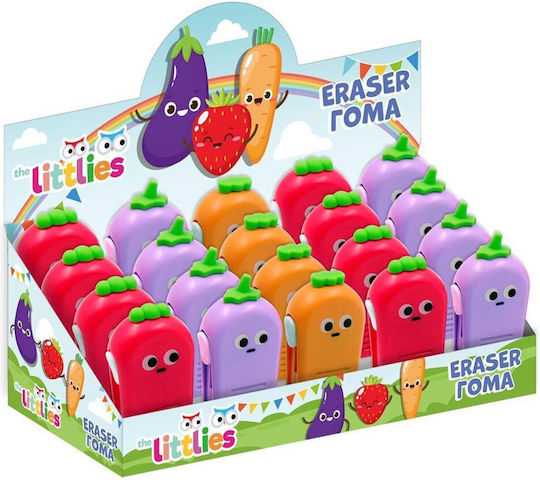 The Littlies Γόμα για Μολύβι Littles Μωβ