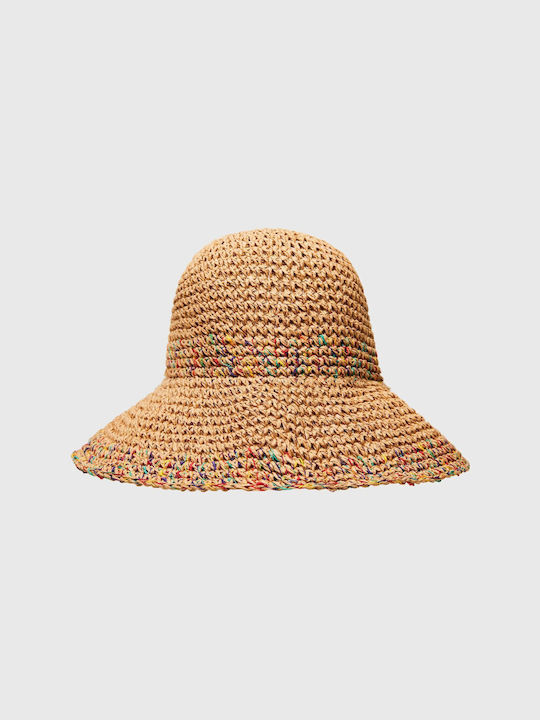 Funky Buddha Fabric Women's Hat Beige