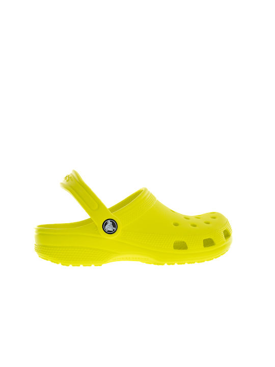 Crocs Classic Σαμπό Κίτρινα