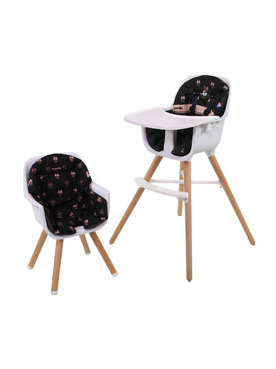 Nania Paulette Minnie Scaun Înalt De Masă Bebe Multicolor