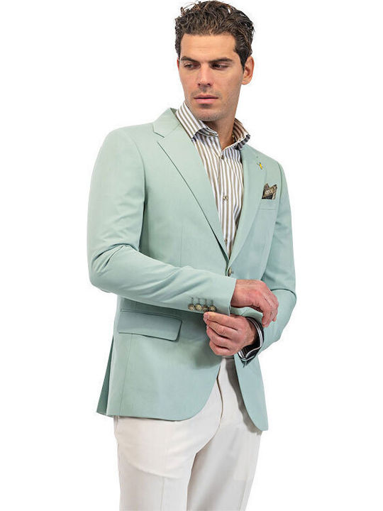 Men's Summer Suit Jacket Slim Fit Mint