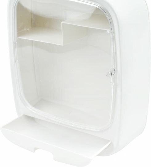 Organizator Cosmetice Cu 1 Sertar Alb 32.5x27x11cm
