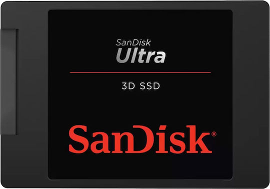 Sandisk Ultra 3D SSD 4.1TB τύπου 2.5'' με σύνδεση SATA III SDSSDH3-4T00-G26