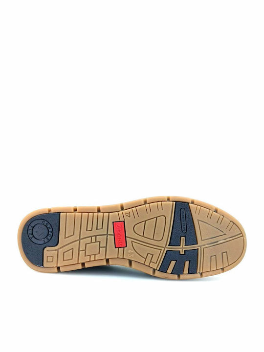 Δερμάτινα Ανδρικά Slip-On Μπλε
