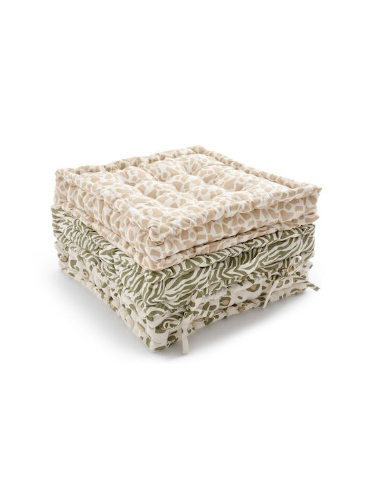 La Redoute Interieurs Pernă De Podea Din 100% Bumbac Multicoloră 50x50cm
